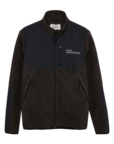 Halo - Blocked Zip Fleece - Chocolate Torte